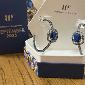 BP Sapphire Blue Crystal Earrings